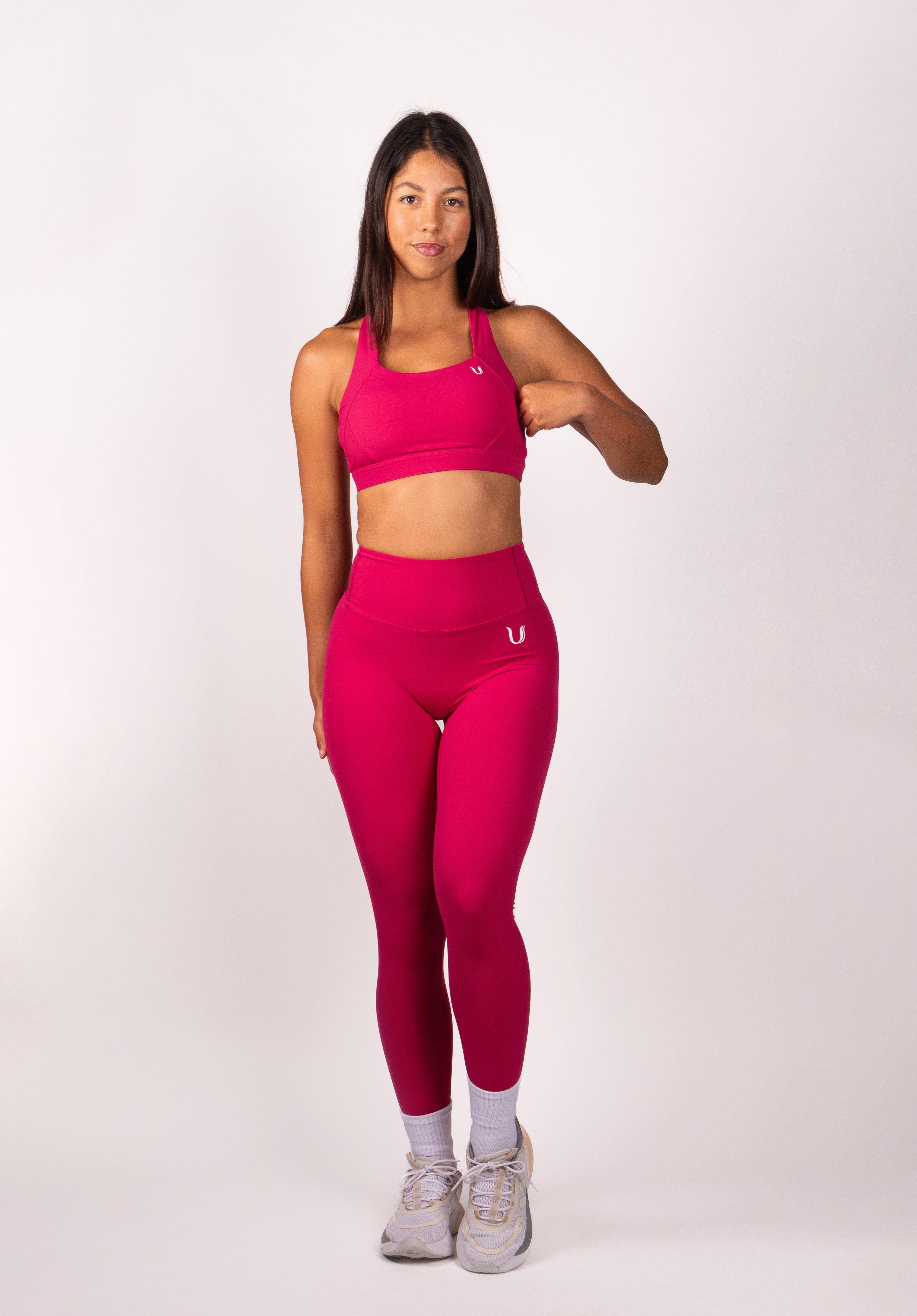 Hailey Legging | The Evolution – Pink Red