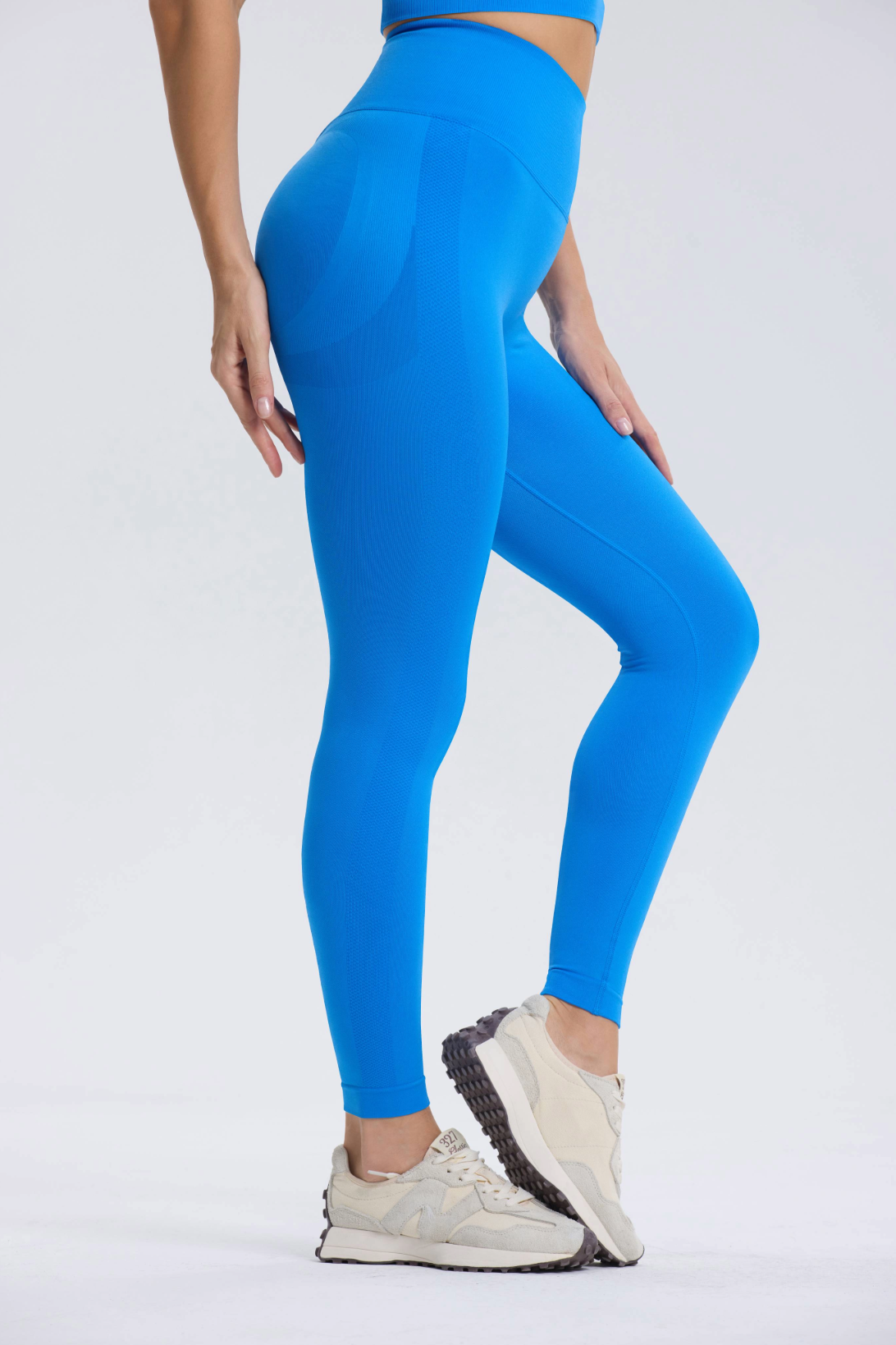 Leonie | Premium Scrunch Legging - Blauw