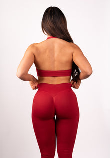 Beau | Halter Support Bra – Red
