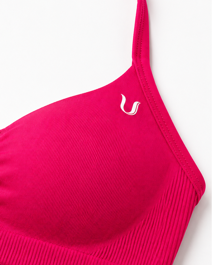 Beau | Halter Support Bra - Rosa